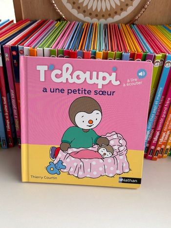 Livre tchoupi a une petite sœur 