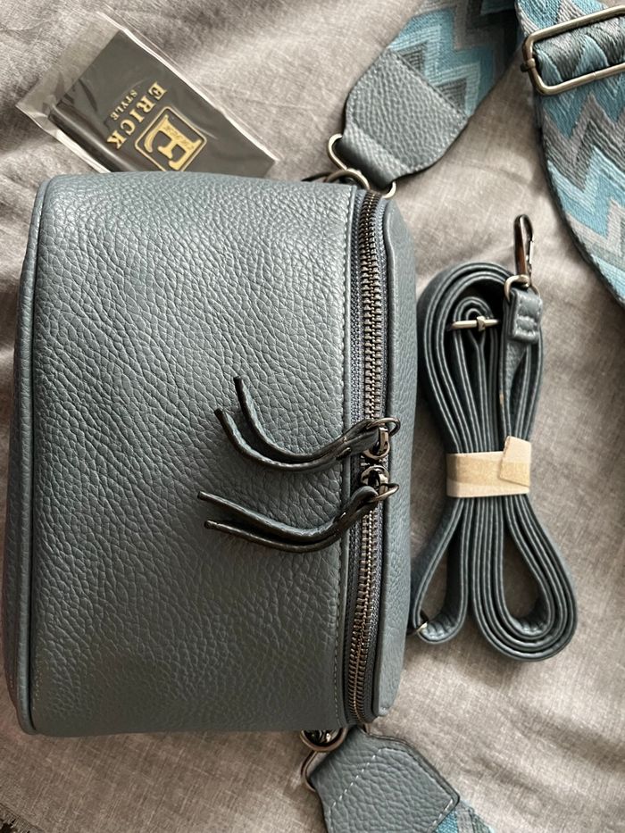 Sac a bandoulière bleu - photo numéro 3