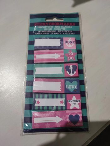 Lot de Sticky bookmarks post-it marque page adhesif
