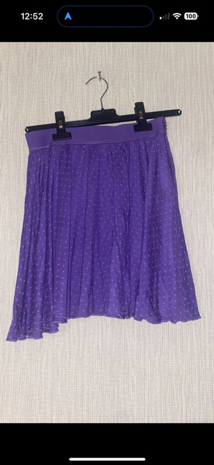 Jupe violette 14 ans