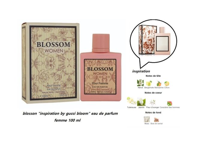 blosson "inspi gucci bloom" eau de parfum femme 100 ml - photo numéro 2