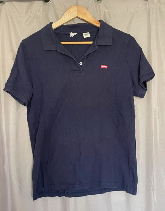 Polo bleu marine, taille M, levi's