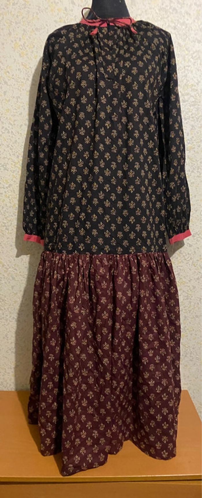 Maxi robe Kirane coton Inde hippie bohème 38