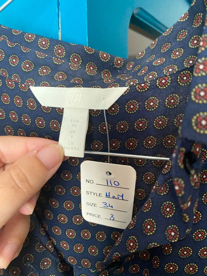 Blouse sans manches transparente taille 34 H&M - photo numéro 3