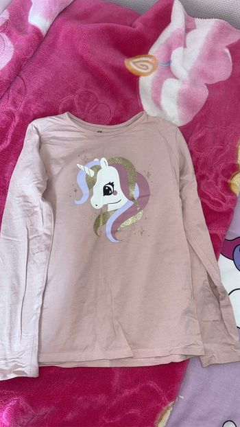 Pull fille licorne