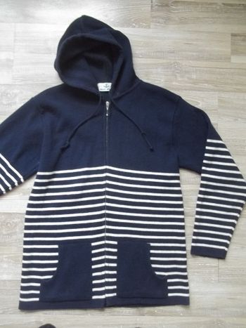 Gilet marinière Tricot Breizh