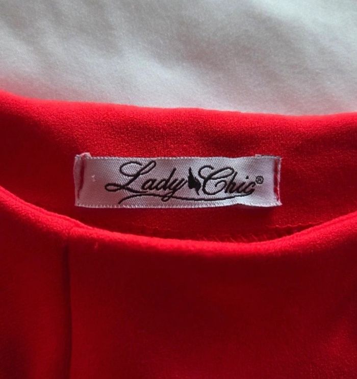 Pantalon Palazzo rouge T.M - photo numéro 3