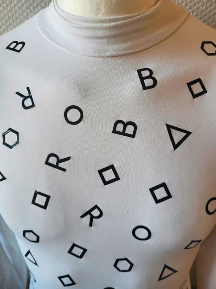 Magnifique t-shirt manches longues Rocco Barocco taille M Ref 13IT027 - photo numéro 2