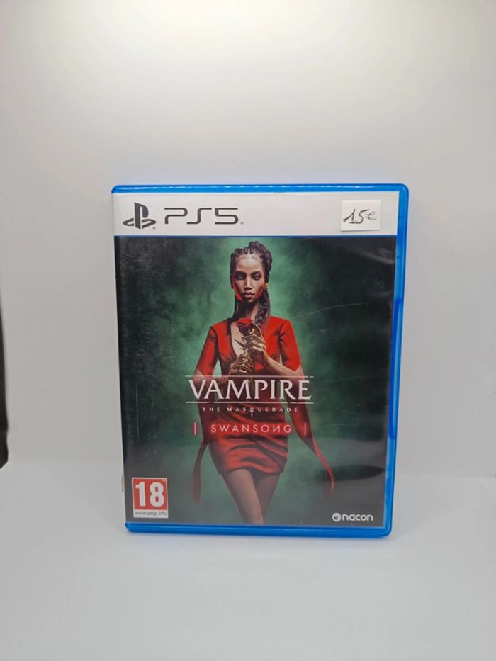 Jeux Playstation 5 occasion vampire the masquerade swansong