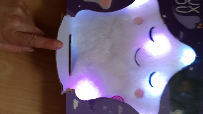 Coussin étoiles lumineuse neuf - photo numéro 4