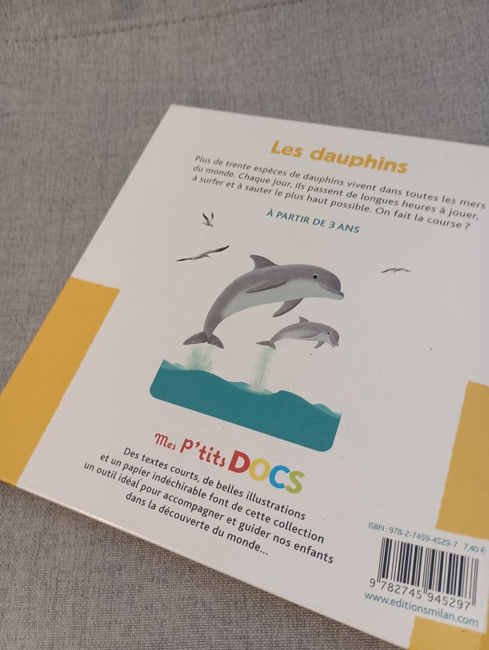 Livre p'tit docs les dauphins - photo numéro 3