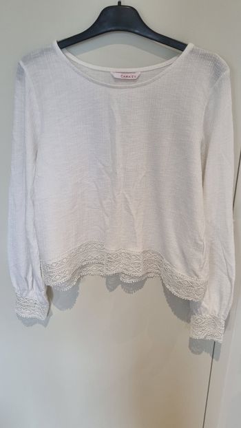 Blouse blanc cassé