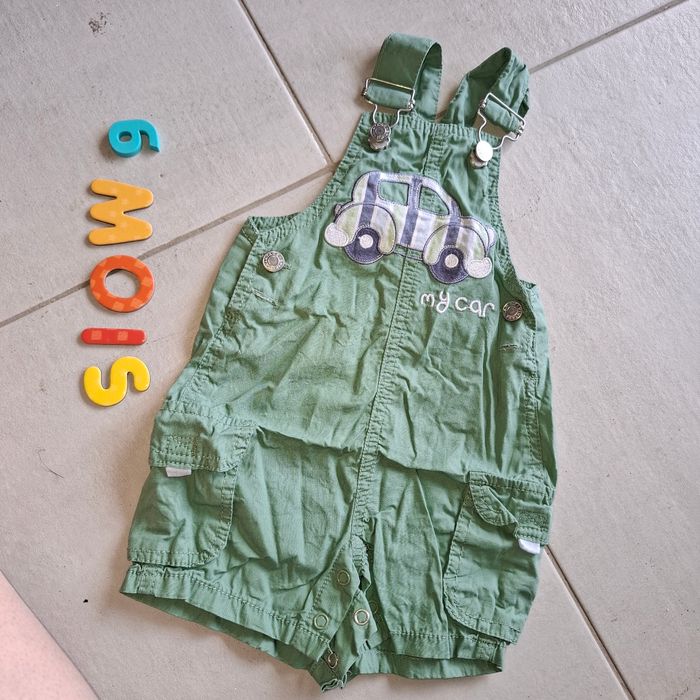 Salopette short 6 mois
