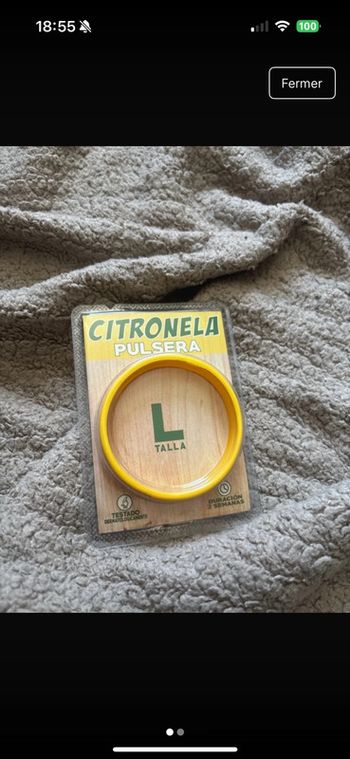 Bracelet citron