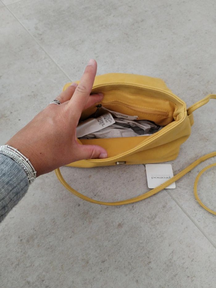Sac moutarde Promod neuf - photo numéro 4