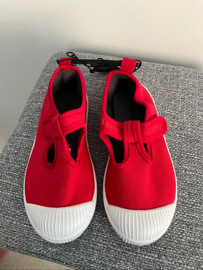 Ballerines Rouges Neuves Inextenso Taille 27