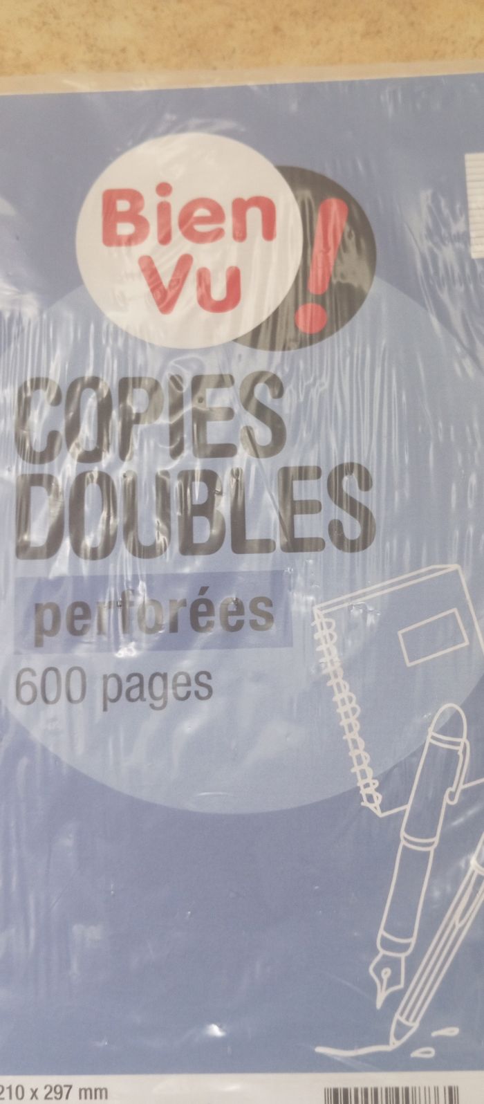 Copies doubles grands carreaux - photo numéro 2