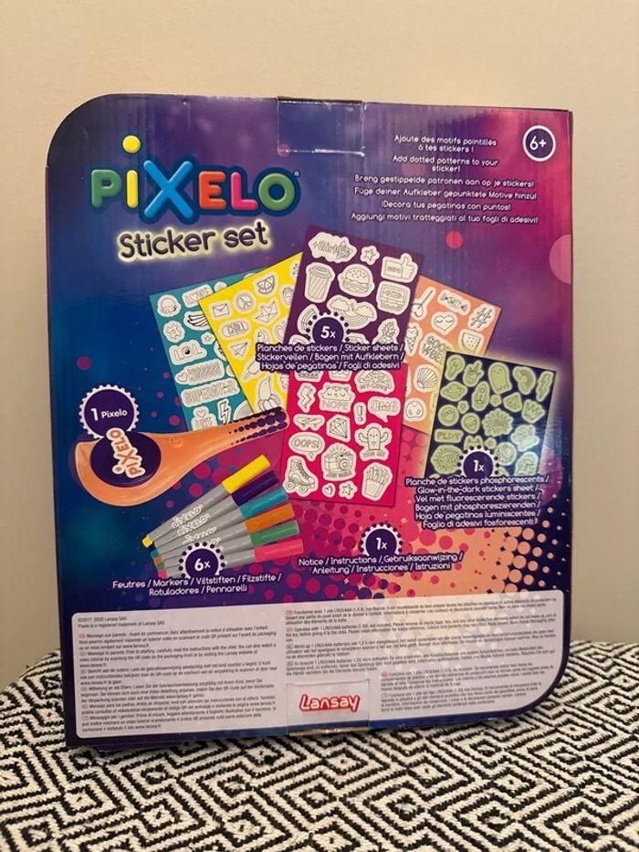 Lansay - Jeu créatif -Pixelo Sticker Set - photo numéro 2