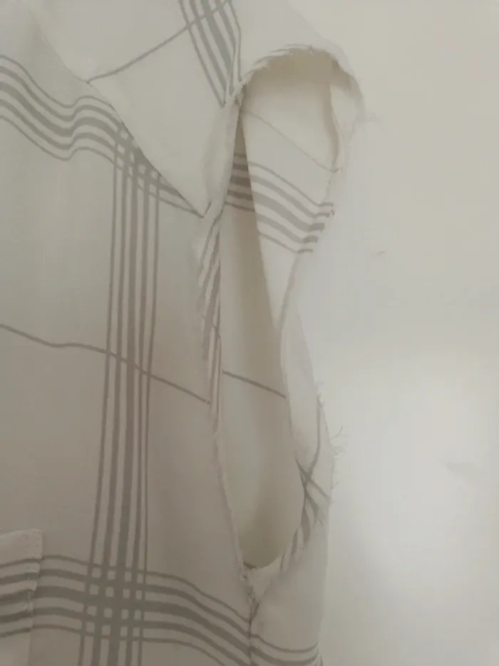 Chemise voile légèrement transparente Mango loose M - photo numéro 6
