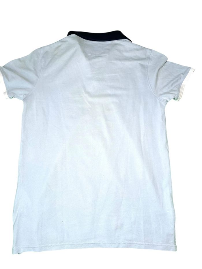 Polo Vintage Chevignon C by Chevignon écru col marine - Taille [L] - photo numéro 3