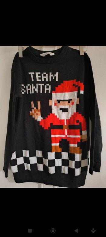 Pull noël garçon H&M 8-10ans très bon état
