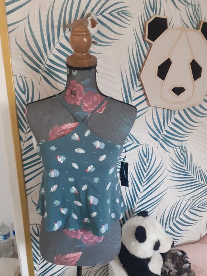 Top à bretelles imprimé XS