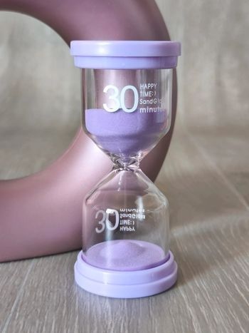 Gros sablier en verre 30 min