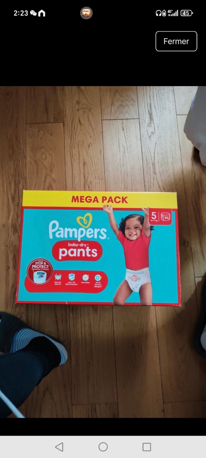 culotte pampers