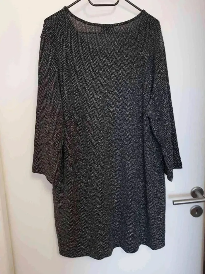 Robe/tunique  fibre métallic  taille 50  52 - photo numéro 6