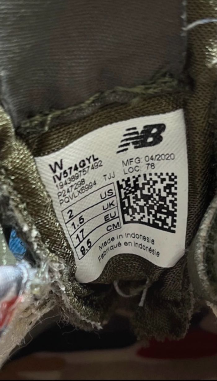Chaussures taille 17 new balance - photo numéro 5