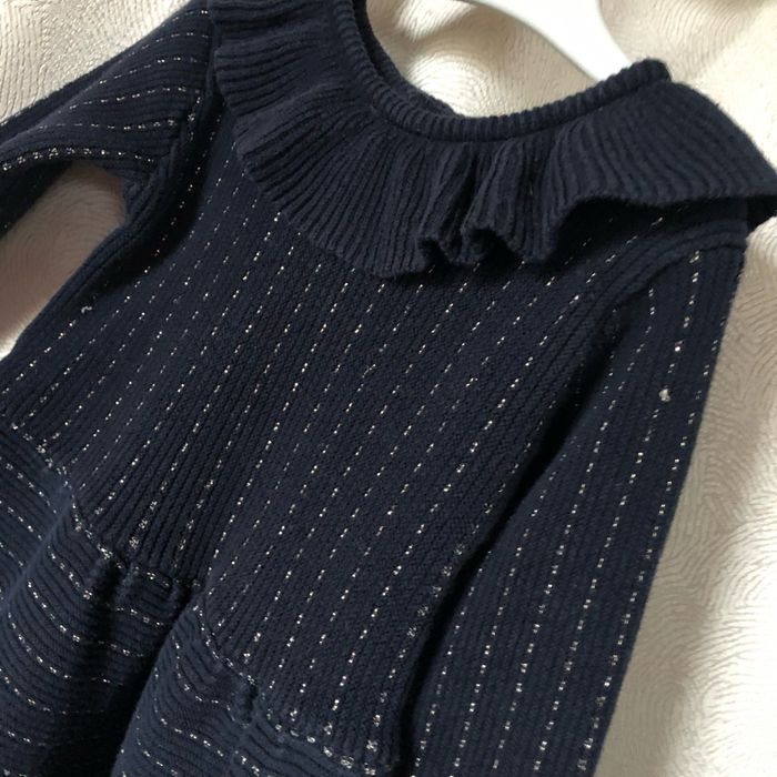 Robe bleu marine Fil or 2 ans Kiabi - photo numéro 2