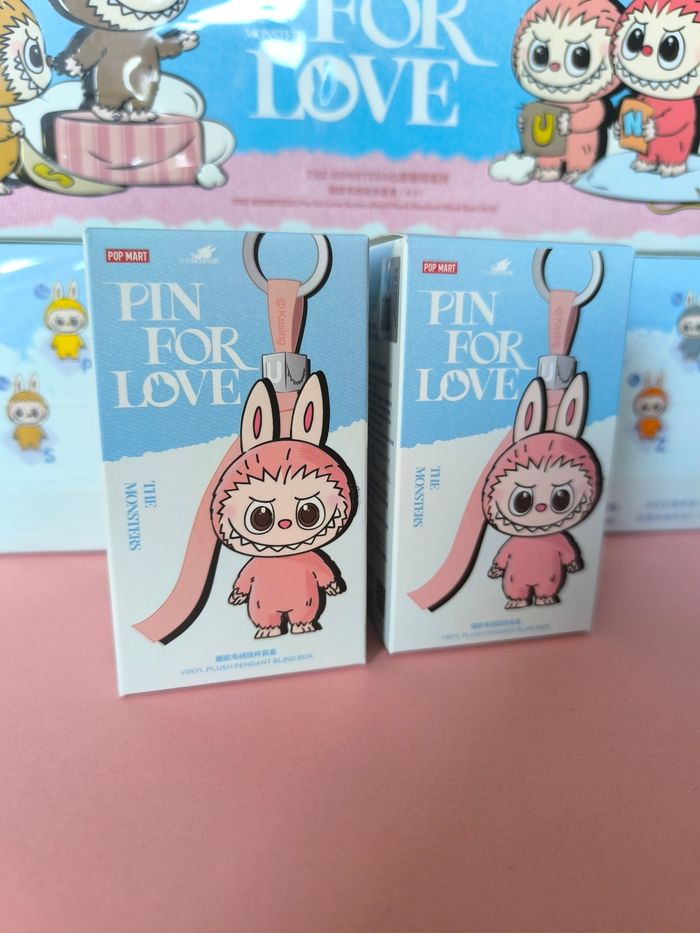x2 Pin for Love N-Z Labubu (Brand New & Authentic Pop Mart)