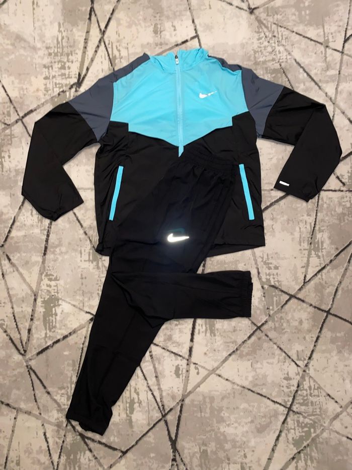Ensemble Nike Running - Bleu - photo numéro 2