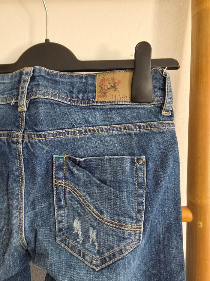 Jeans slim/droit bleu foncé Promod - photo numéro 5