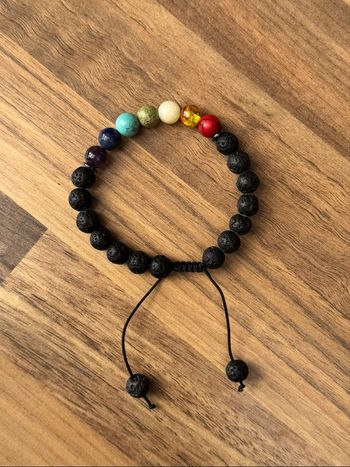 Bracelet en perles semi précieuses - 7 chakras