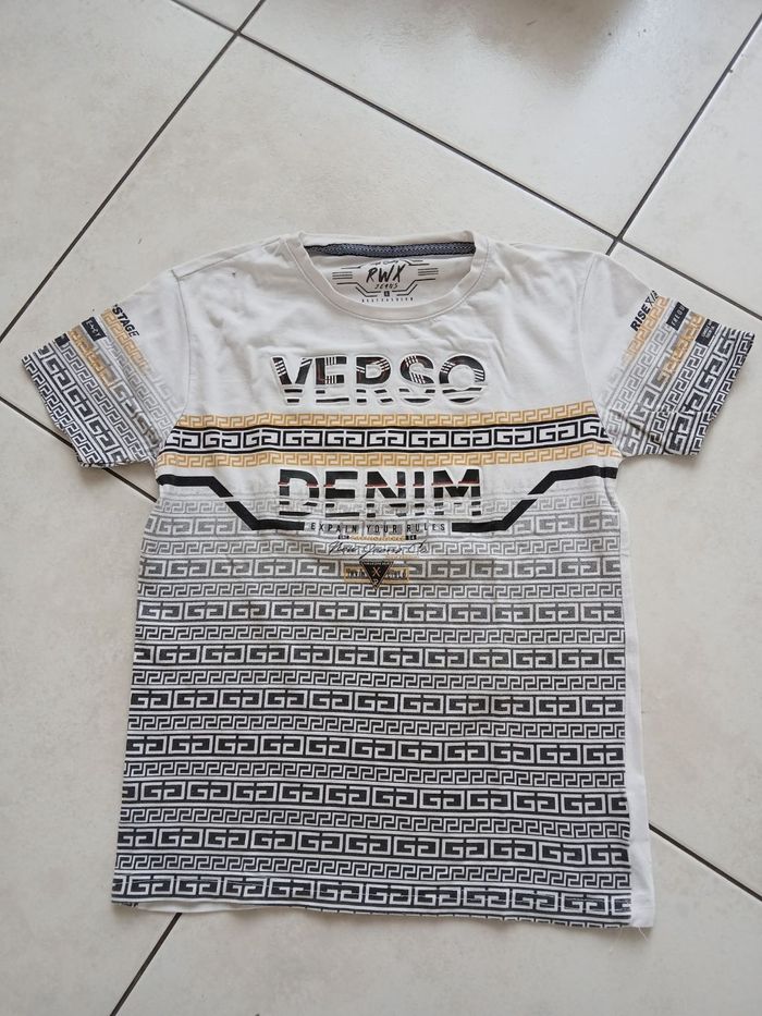 Tee shirt blanc taille S