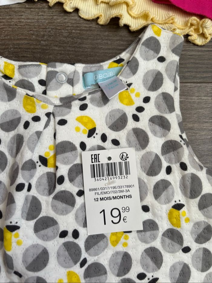 Lot 15 pièces 12 mois fille - photo numéro 2