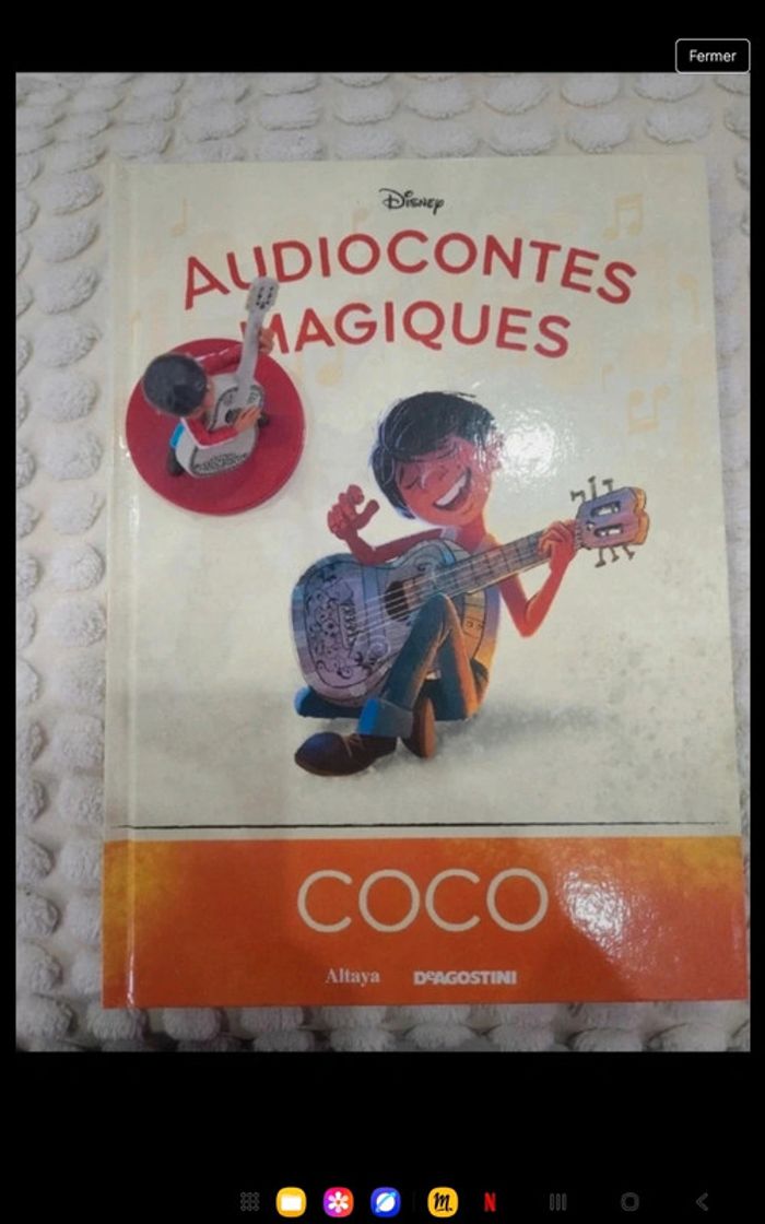 35ėme audioconte magique altaya deagostini disney audio conte compte comte magic livre& figurine