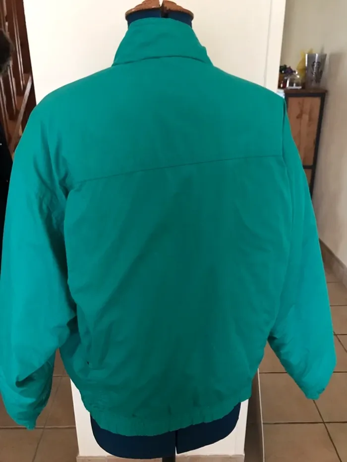 Parka anorak blouson ski taille 3 vert rétro vintage années 80 - photo numéro 7