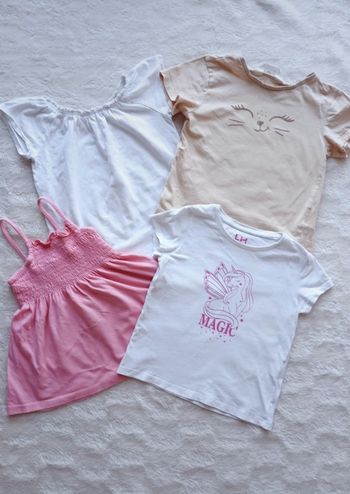 Lot t-shirts fille