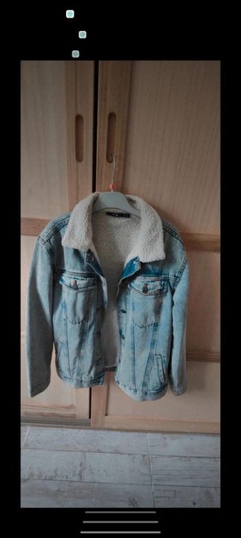 Veste en jean doublé taille xs
