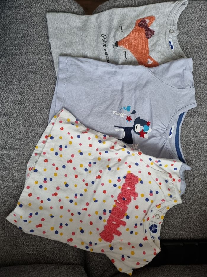 Lot tee shirt manche longue