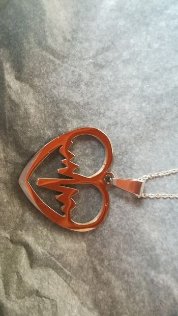 Chaîne + pendentif coeur