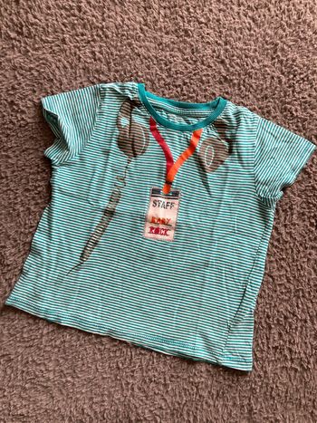 Teeshirt MC bleu/vert 5 ans