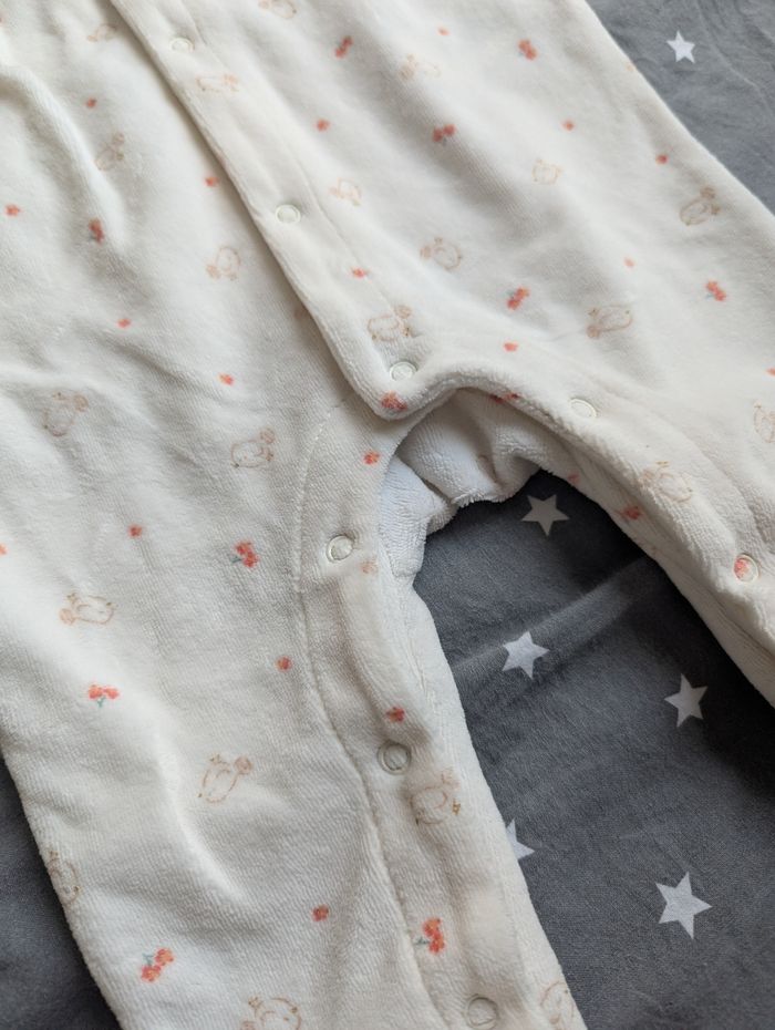 Pyjama velours orchestra 6 mois - photo numéro 3