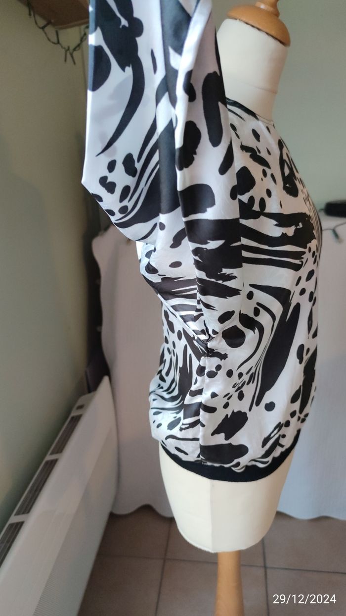 Blouse manches longues original 44/46 - photo numéro 7