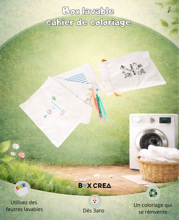 Box lavable- cahier de coloriage