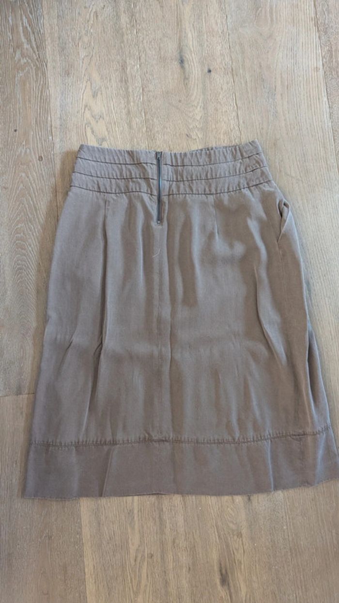 Magnifique jupe taupe ekyog lyocell - photo numéro 3