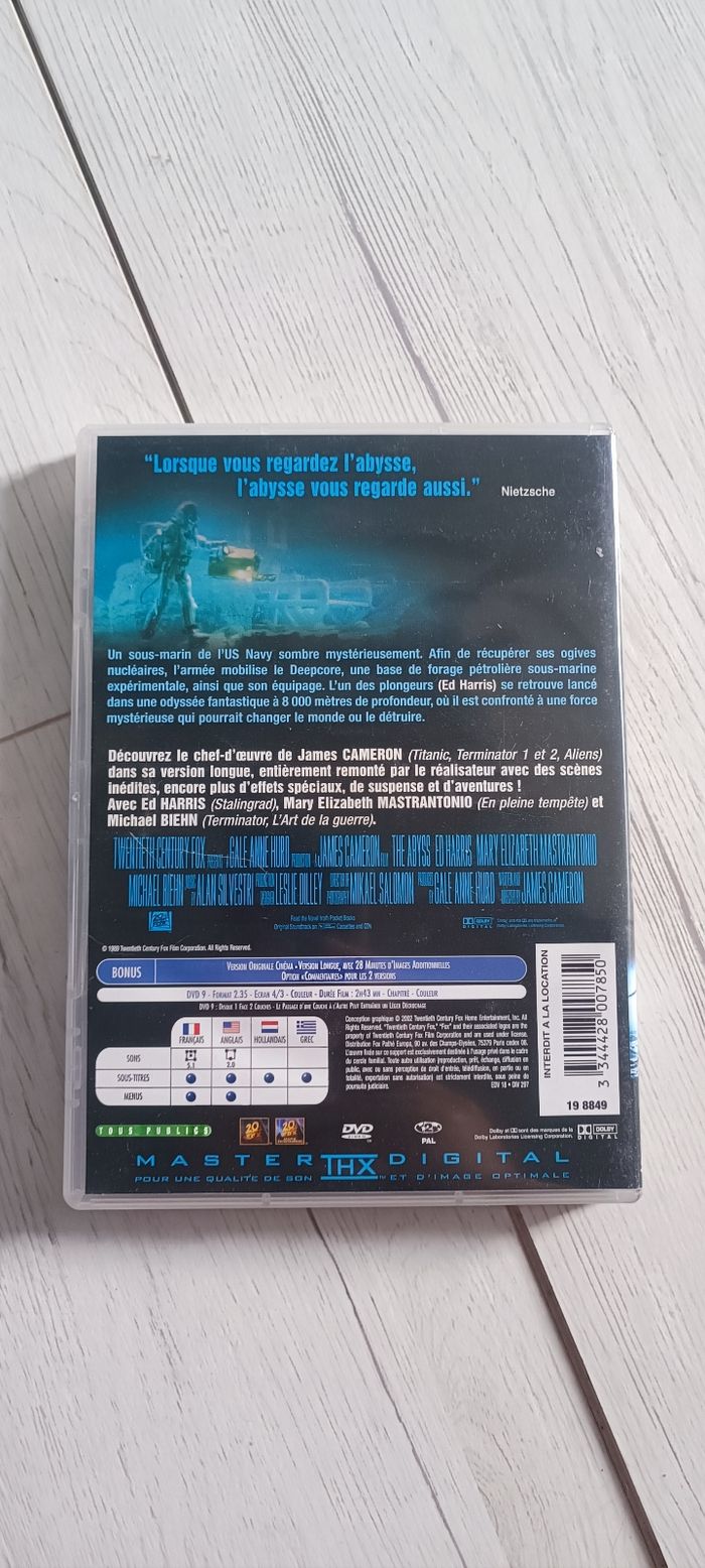 💿 DVD Abyss 💿 - photo numéro 2