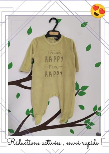 Pyjama velours 3 mois